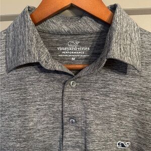 Vineyard Vines Men's Gray Performance Shirt